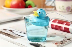 No.2 Warehouse Mini Portable New Style Duck Air Humidifier with USB Cable for Office Home-Yellow Duckling N15