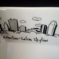 Winston-Salem Collection Platter, Winston-Salem North Carolina, The Dish Susie Allen N2