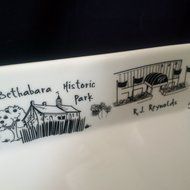 Winston-Salem Collection Platter, Winston-Salem North Carolina, The Dish Susie Allen N5