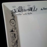 Winston-Salem Collection Platter, Winston-Salem North Carolina, The Dish Susie Allen N8