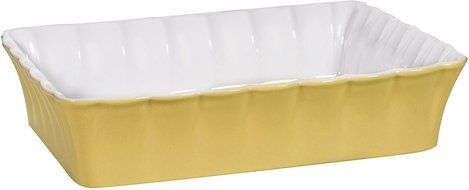 3 Qt Betty Yellow 12"L Rectangle Baker
