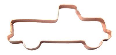 Slammed Lowrider Pickup Truck Copper Cookie Cutter