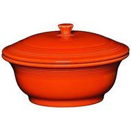 Fiestaware Covered Casserole Dish - Poppy