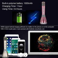 Wireless Microphone Mini Karaoke Player Portable Bluetooth Speaker N4
