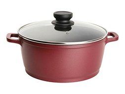 Bergner Die Cast Non-Stick Coating Scarlett Frypan (4.45 ltr) N2