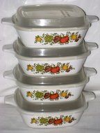 Corning Spice O&#039; Life 1 3/4 Cup Individual Casserole Baking Dishes w/ Plastic Lids, 8 Piece Set