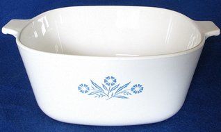 Corning Ware P-2-1/2-B NO LID Blue Cornflower Casserole