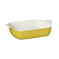 Emile Henry 11 x 8 Ceramic Baking Dish - Leaves Yellow (859620)