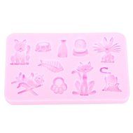 "Silicone Cats Shape Cake Fondant Mold Decoration Tool" shopping N3
