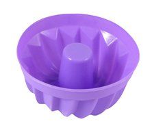 Bakerpan Silicone Fancy Dessert Mold, Jello and Mini Cakes, 3 Inch Mini Bundt, 2 Molds, Includes Bonus Pack (Total... N3
