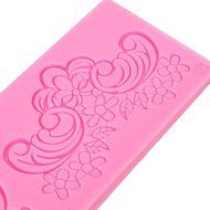 Silicone Chocolate Sugar Cake Tool Flower Lace Mold Cake Baking Mould Fondant shopping N2