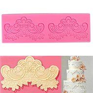 Silicone Chocolate Sugar Cake Tool Flower Lace Mold Cake Baking Mould Fondant shopping N3
