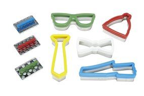 Band of Outsiders Cookie Cutter and Stamper Set - 5 Cookie Cutters &amp; 3 Stampers