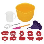 Baker's Secret 18 Piece Kids Baking Set, Multicolor