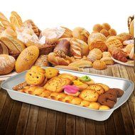 Yilove Cookie Pan with Wide Handle-Silver, 16"x11" N7