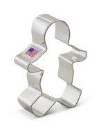Ann Clark Gingerbread Man Cookie Cutter - 3.75 Inches - Tin Plated Steel