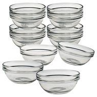 Luminarc Glass 3.5 Inch Stackable Round Bowl, Set of 12