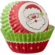 Wilton Santa Mini Cupcake Liners 100-Count N2