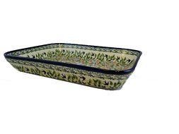Polish Pottery Rectangular Baker 9 x 12 x 2 N2