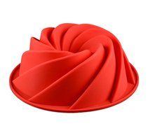 Longzang Large Whirlwind Hollow Silicone Mold for Cake Baking