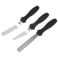 ASDOMO Kitchen DIY Cake Cream Spread Decorating Scraper Pastry Angled Blade Spatula Set of 3 Wedding Valentine... N3