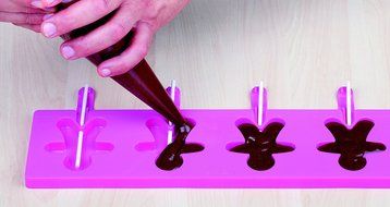 Silikomart Silicone Easy Pop Collection Cake Pop Mold, Lolli Pop N8