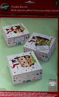 Wilton Woodland Friends Cookie Box Kit. 3 Easy Assembly Christmas Treat Boxes, Stickers, and Labels. 6.25" X 6.25...
