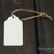 Saver 100pcs Scallop Kraft Paper Label Party Wedding Gift Name Cards Tags Hand Draw Name Card N2