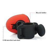 Outdoor Waterproof Bicycle Bluetooth Music Rechargeable Speaker Player Red N5
