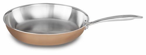 KitchenAid KCP60LCCP Tri-Ply Copper 6-Quart Low Casserole with Lid Cookware - Satin Copper N4