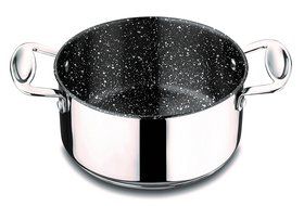 Mepra 302162 1 Piece Glamour Stone Ovale Casserole, Stainless Steel N6