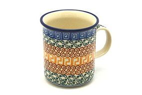 Polish Pottery Mug - Straight Sided - Autumn