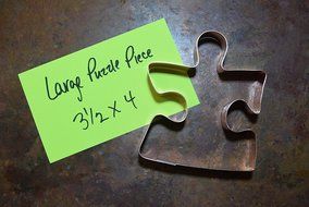 Large Puzzle Piece Cookie Cutter N2