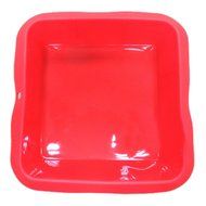 newhouse Red Silicone Bake Set - 4 High Quality Nonstick Silicone Bakeware - Round, Square, and Rectangular Shaped... N3