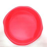 newhouse Red Silicone Bake Set - 4 High Quality Nonstick Silicone Bakeware - Round, Square, and Rectangular Shaped... N5