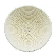 8.5" Round Rattan Bread Proofing Basket- Bonus Basket Liner - Fits 1.5 - 2 lbs of dough for round loaves - Awesome... N6