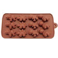 Snowman Mold,Chocolate Mold Silicone Cake Mold Chocolate Fondant Tools Decoration Bakeware Cupcake Baking Molds...