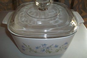 Corning Ware 3 Quart Blue Dusk with Pyrex Lid