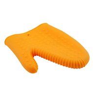 Ayamaya Waterproof Silicone Oven Mitt Non-slip Silicone Mitten Kitchen Gadgets (Orange) N2