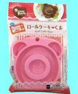 Cake Mold Silicone Bear Shape Size 10.5 x 10.5 x 1.8 Cm Microwave Safe