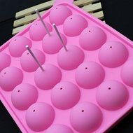 20 Holes Silicone Lollipops Mold Cake Mold Baking Chocolate Ice Lattice Bakeware Mold