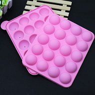 20 Holes Silicone Lollipops Mold Cake Mold Baking Chocolate Ice Lattice Bakeware Mold N2
