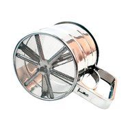 Aprince Handheld Cup Flour Sieve Stainless Steel Flour Sieve Bakeware Tool (M) N3