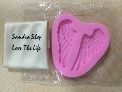 Yunko Silicone Angel Wing Fondant Silicone Sugar Craft Molds DIY Cake Decorating N3