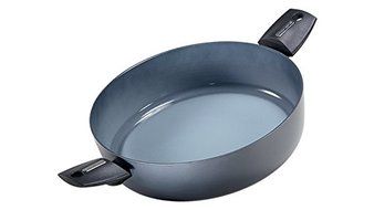 Azul Non-Stick Aluminum Round Casserole Size: 2.5 Qt