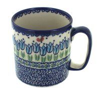 Polish Pottery Garden Tulip Coffee Mug