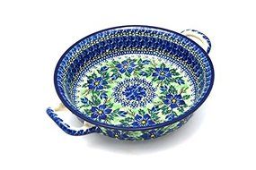 Polish Pottery Baker - Round with Handles - Medium - Unikat Signature - U1281