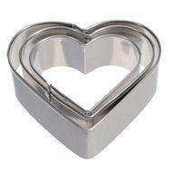 Cake &amp; Cookie Cutters Stainless Steel Metal Heart Love Fondant Cake Decorating Mould