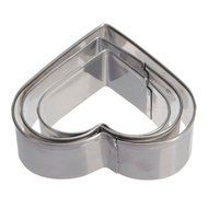 Cake &amp; Cookie Cutters Stainless Steel Metal Heart Love Fondant Cake Decorating Mould N2