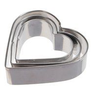 Cake &amp; Cookie Cutters Stainless Steel Metal Heart Love Fondant Cake Decorating Mould N3